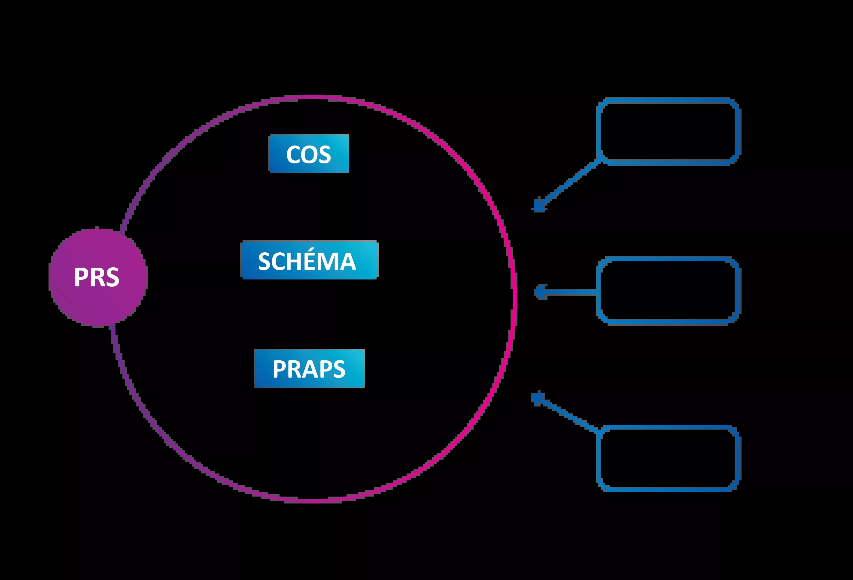Schéma de présentation du PRS